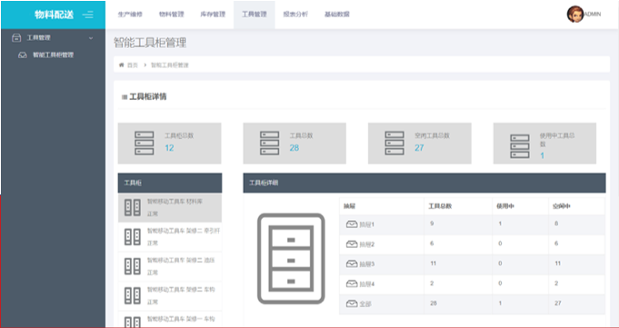 无人值守工具管理平台（智能物料、工具管理平台）